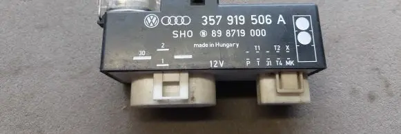 Coolant fan relay