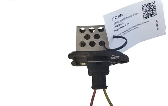 Peugeot Partner Heater blower motor/fan resistor