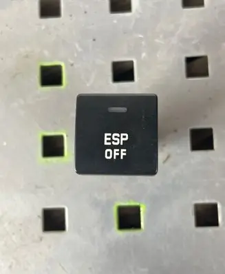 Citroen C4 I ESP (stability program) switch 96476624XT