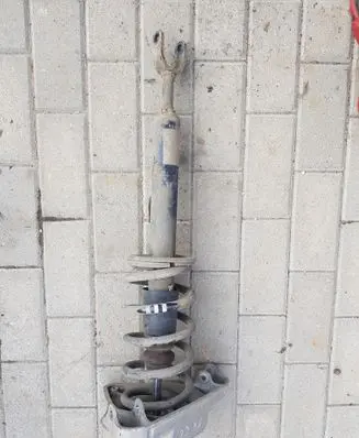 Audi A6 S6 C6 4F Front shock absorber with coil spring