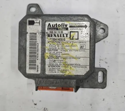 Renault Megane I Airbag control unit/module 550347400 7700414091G