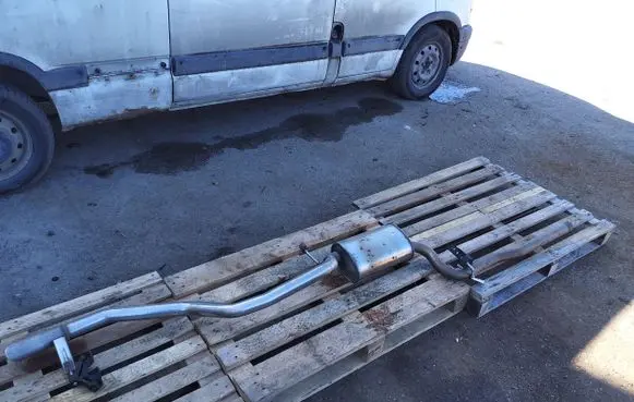 Volkswagen PASSAT B7 Muffler/silencer 3C0253411BK 3C0119AD