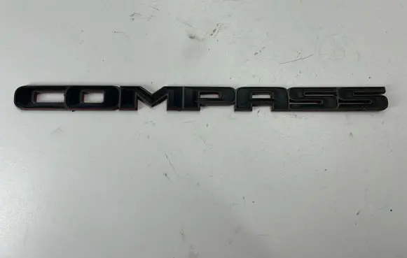 Jeep Compass Front door emblem/model letters 68292421AA