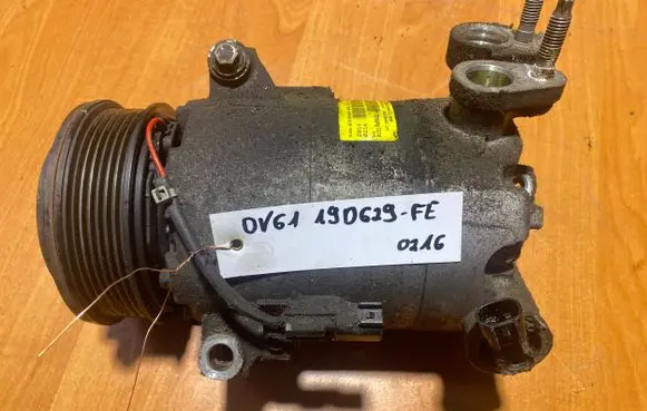Ford Focus C-MAX Air conditioning (A/C) compressor (pump) DV6119D629FE 0216 DV6119D629