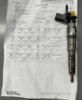 BMW X5 E70 Fuel injector 0445115070