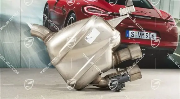 Porsche Macan (95B) Middle muffler/silencer 95B253611PY