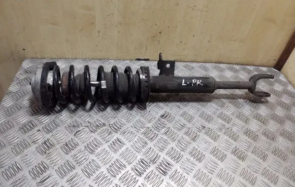 Front shock absorber with coil spring