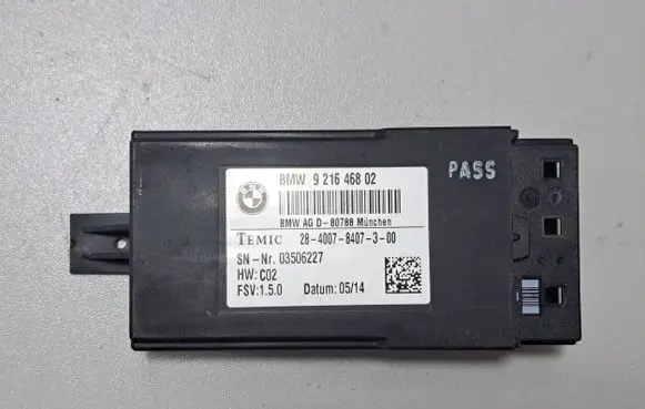 BMW 3 F30 F35 F31 Seat control module 9216468 7490465