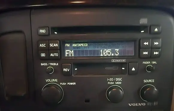Volvo S80 Radio/CD/DVD/GPS head unit HU611 86511461