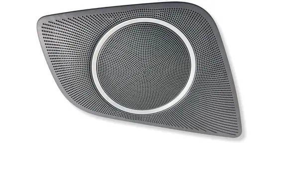 Front door speaker cover trim