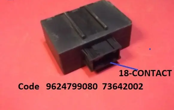 Citroen C4 I Immobilizer control unit/module 9624799080 73642002