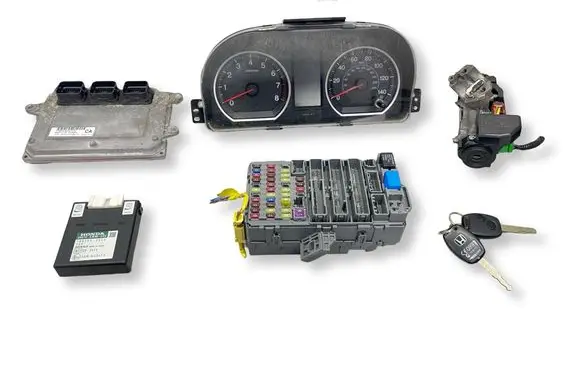 Honda CR-V Engine ECU kit and lock set 37820RZVE02 39670SWWG02