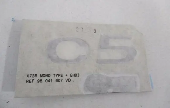 Citroen C5 Manufacturer badge logo/emblem 98041607VD