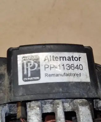 Peugeot 807 Generator/alternator PP113640