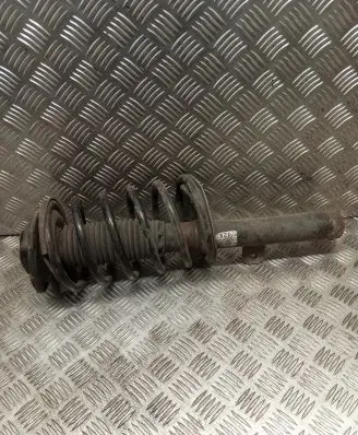 Front shock absorber with coil spring