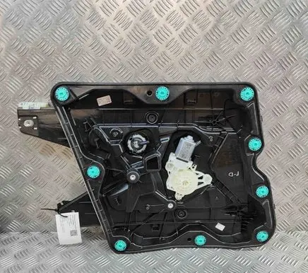 Front door window regulator with motor