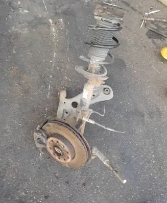 Skoda Octavia Mk3 (5E) Front wheel hub spindle knuckle 5Q0413023FH 5Q0407151J