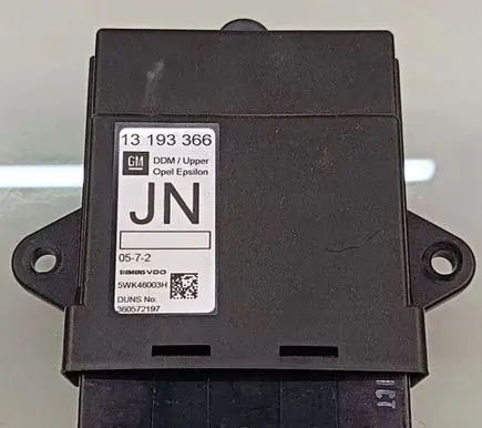 Opel Vectra C Door control unit/module 13193366