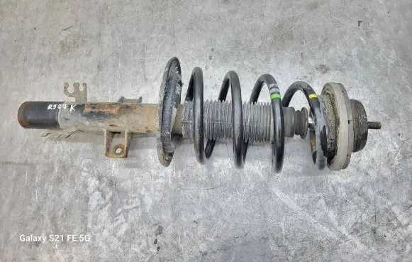 Front shock absorber with coil spring