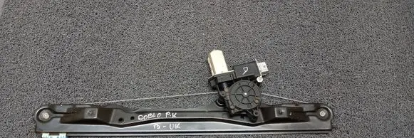 Fiat Doblo Front door window regulator with motor 51810880