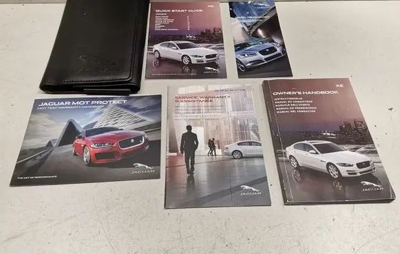 Jaguar XE Owners service history hand book 
