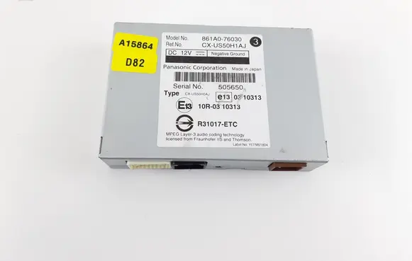 Lexus CT 200H Other control units/modules 861A076030 CXUS50H1AJ