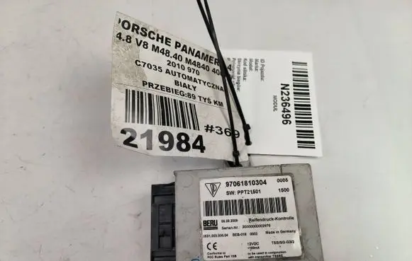 Porsche Panamera (970) Tire pressure control unit 97061810304 PPT21501 20000000002976