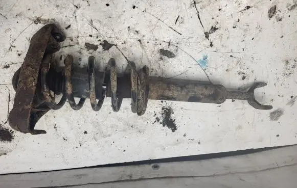Audi A4 S4 B5 8D Front shock absorber with coil spring