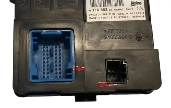 Peugeot 308 Air conditioner control unit module 9811039380