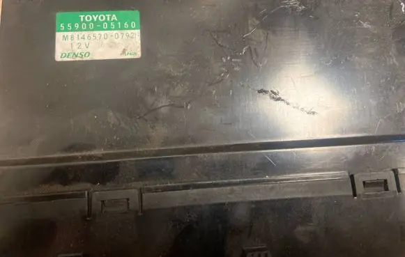 Toyota Avensis T250 Climate control unit 5590005160 MB1465700792