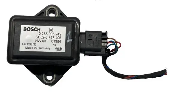 BMW 7 E65 E66 ESP acceleration yaw rate sensor 6757406 34526757406 0265005249