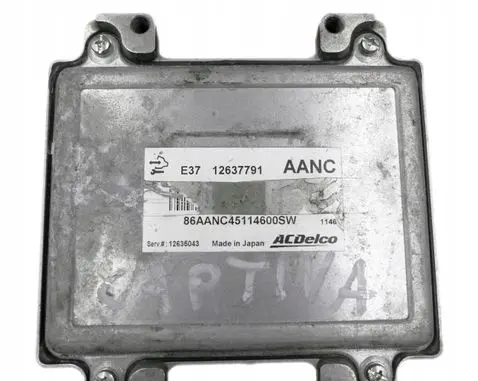 Opel Antara Engine control unit/module 12637791