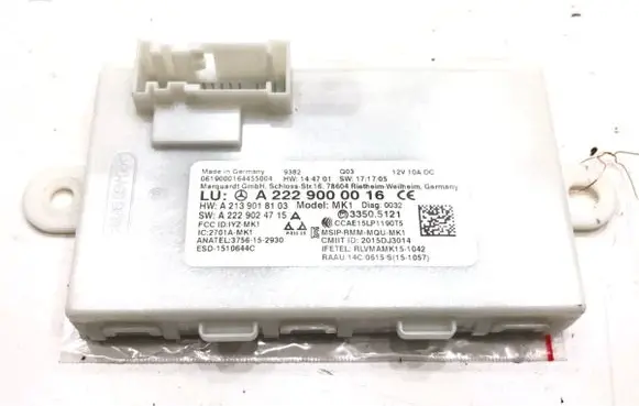 Mercedes-Benz GLC AMG Other control units/modules A2229000016