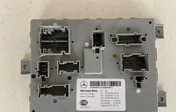 Mercedes-Benz C W205 SAM control unit A2229006007 A2229011103 A2229023307