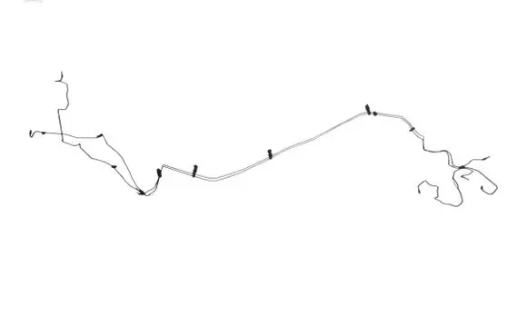 BMW 3 F30 F35 F31 Brake line pipe/hose 