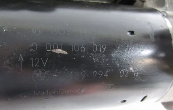 Mini One - Cooper R50 - 53 Starter motor