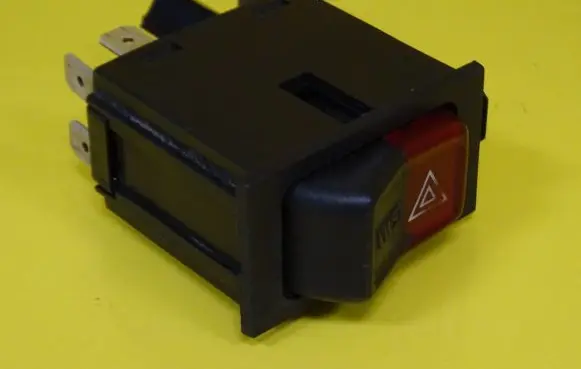 Volkswagen Polo II 86C 2F Hazard light switch 161953235A