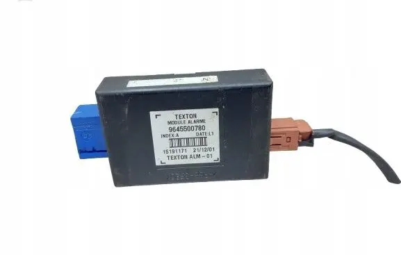 Peugeot 206 Alarm control unit/module 9645500780