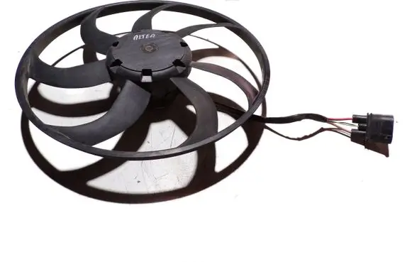 Seat Altea XL Electric radiator cooling fan 1K0959455EF 1K0121203AG