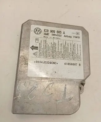 Volkswagen Transporter - Caravelle T5 Airbag control unit/module 41050807B 1C0909605A 5WK43122