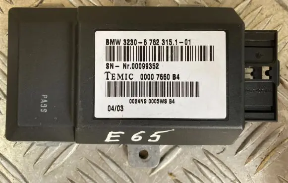 BMW 7 E65 E66 Steering rack control module 6762315 00099352 00007660B4