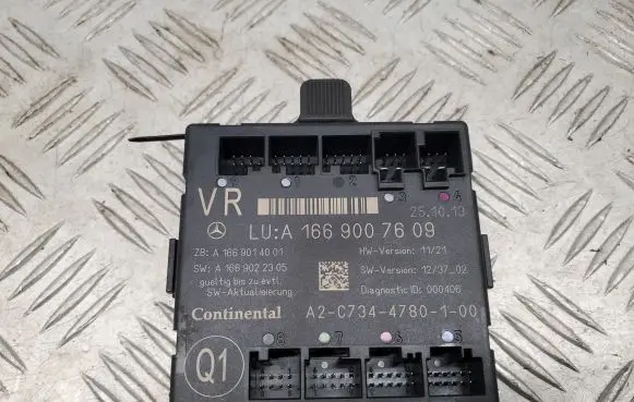 Mercedes-Benz GL X166 Door control unit/module A1669007609