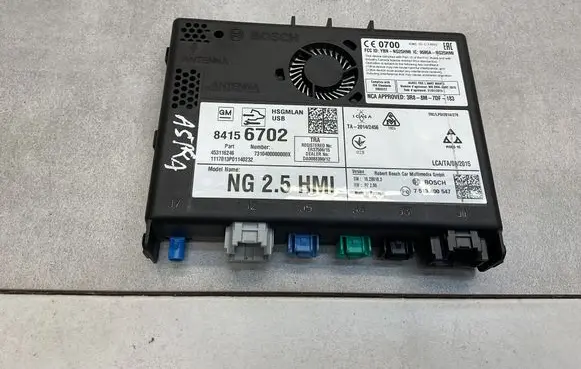 Opel Astra K GPS navigation control unit/module 84156702