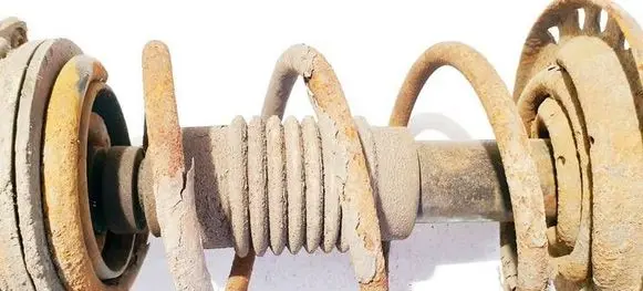 Front coil spring