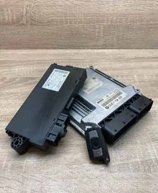 BMW 5 E60 E61 Engine ECU kit and lock set 7794650 9147220 0281011120