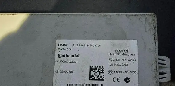 BMW X3 F25 CAS control unit/module brak