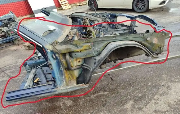 Mercedes-Benz 380 560SEC C126 Front quarter panel 