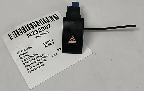 Toyota RAV 4 (XA50) Hazard light switch 472-1w97