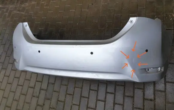 Toyota Corolla E160 E170 Rear bumper 5215902A20 5215902999