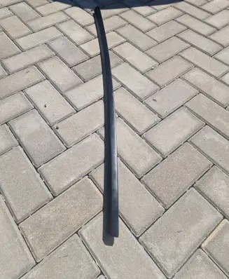 Tesla Model 3 Rear door trim (molding) 108074600F